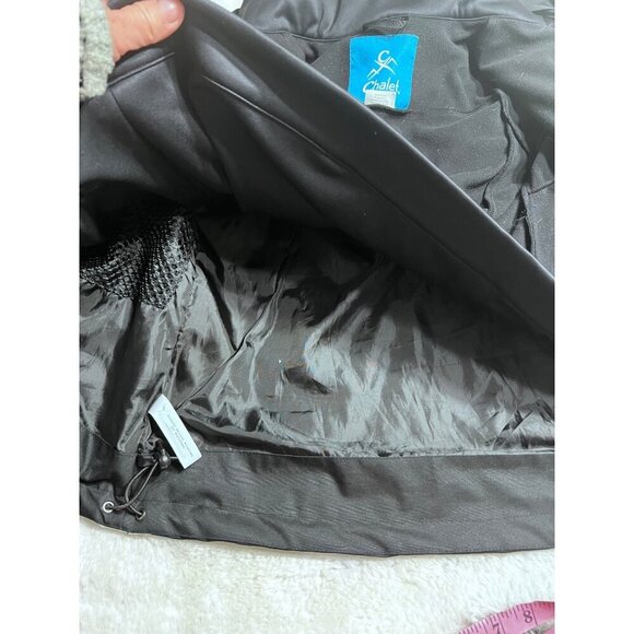 Chalet ski snow jacket coat black/white women size small - Picture 5 of 9